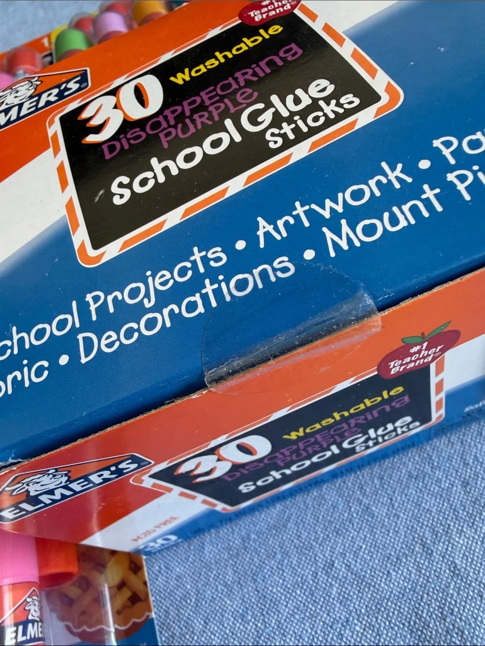 Elmers glue stick bundle! 3 sets of 12 (including scented!) and 1 box of 30 NEW